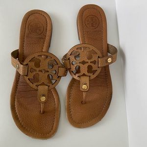 Tory Burch Miller Tan Leather Size 7